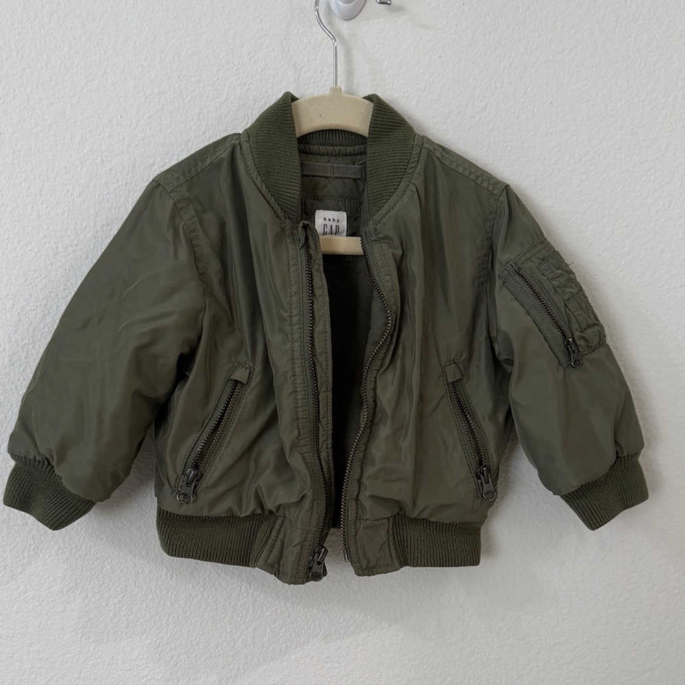 GAP Kids Dark Green Puffer Jacket